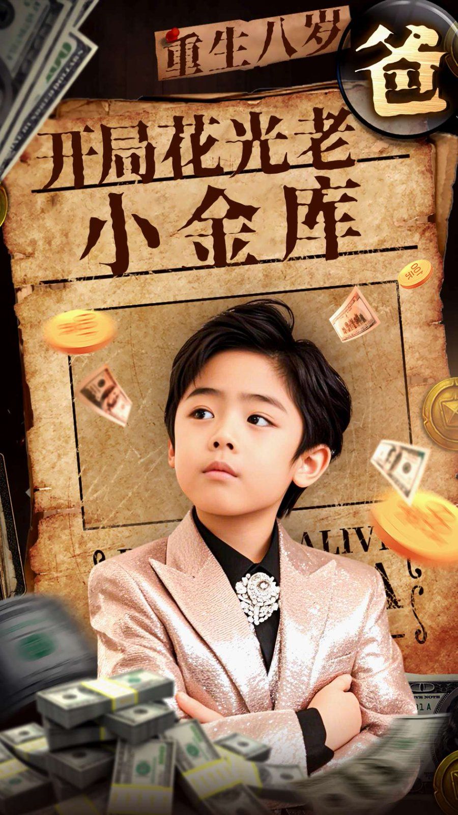 重生八歲，開局花光老爸小金庫(全集)